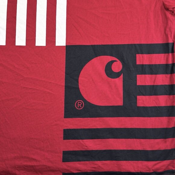 Carhartt Wip Men’s XXL S/S Coast State T-Shirt Arcade Red 1031754-12 Streetwear - Picture 5 of 8